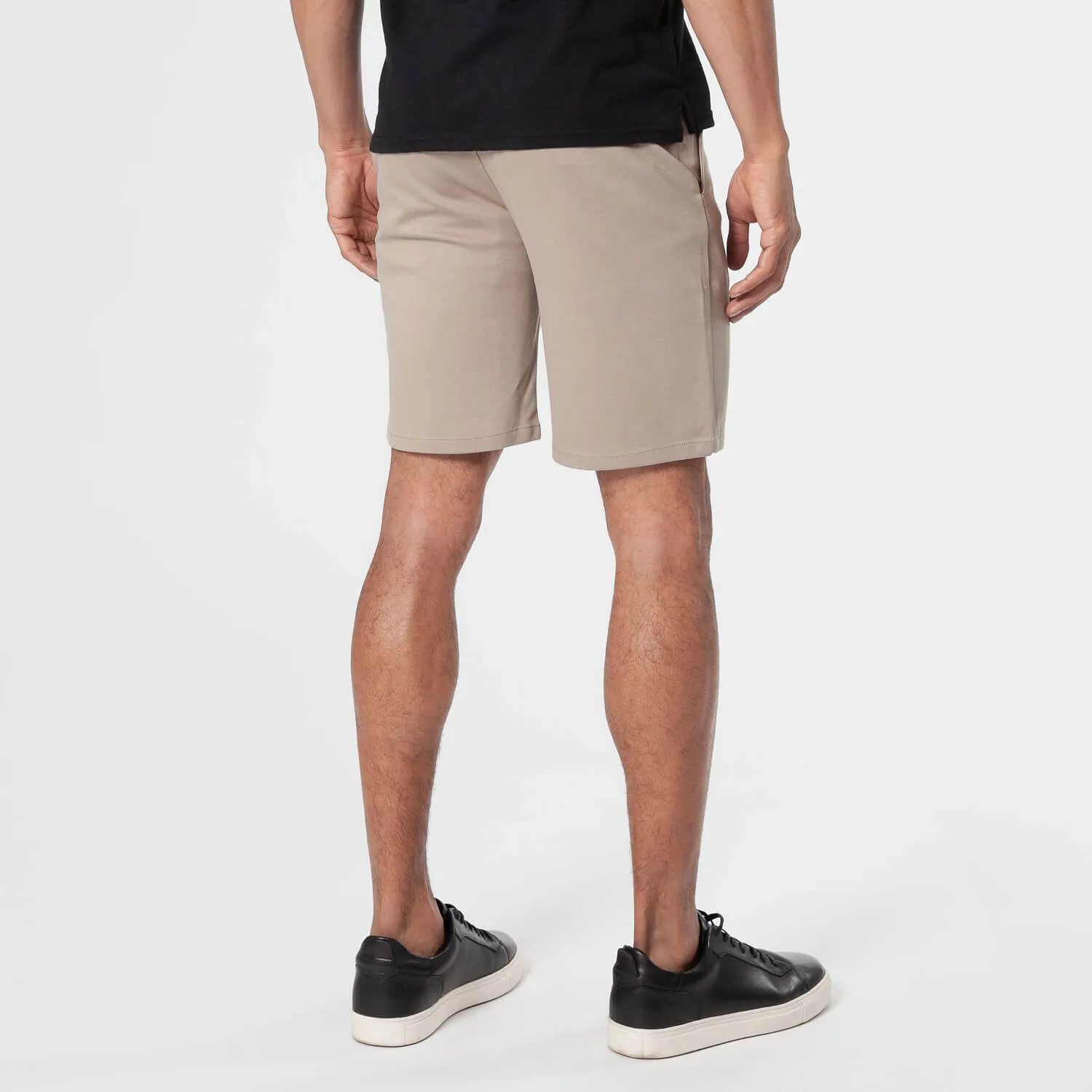 9" Khaki Comfort Knit Chino Shorts