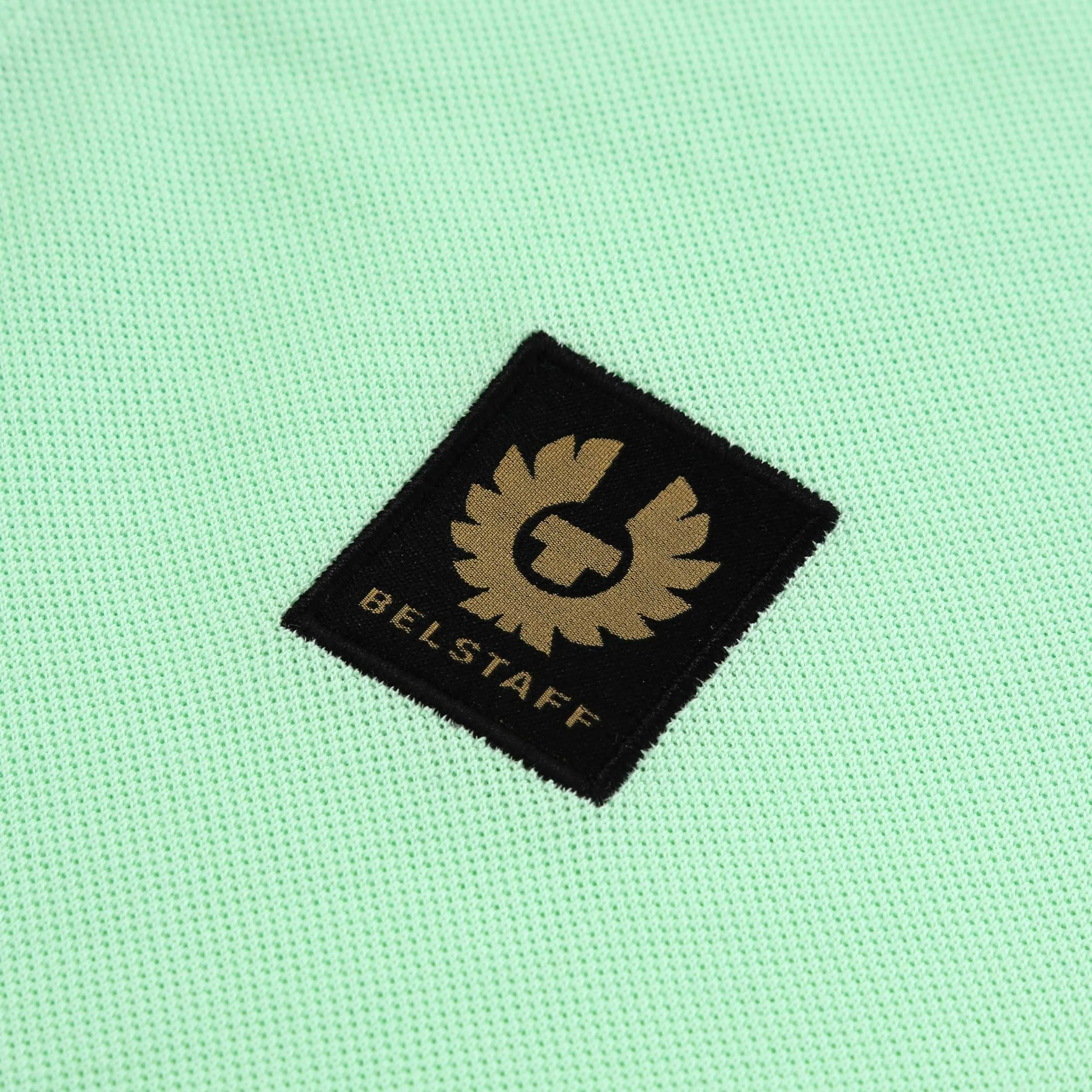 Belstaff Classic Short Sleeve Polo Shirt in New Leaf Green