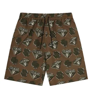 Billionaire Boys Club Diamond & Dollars Khaki Swim Shorts