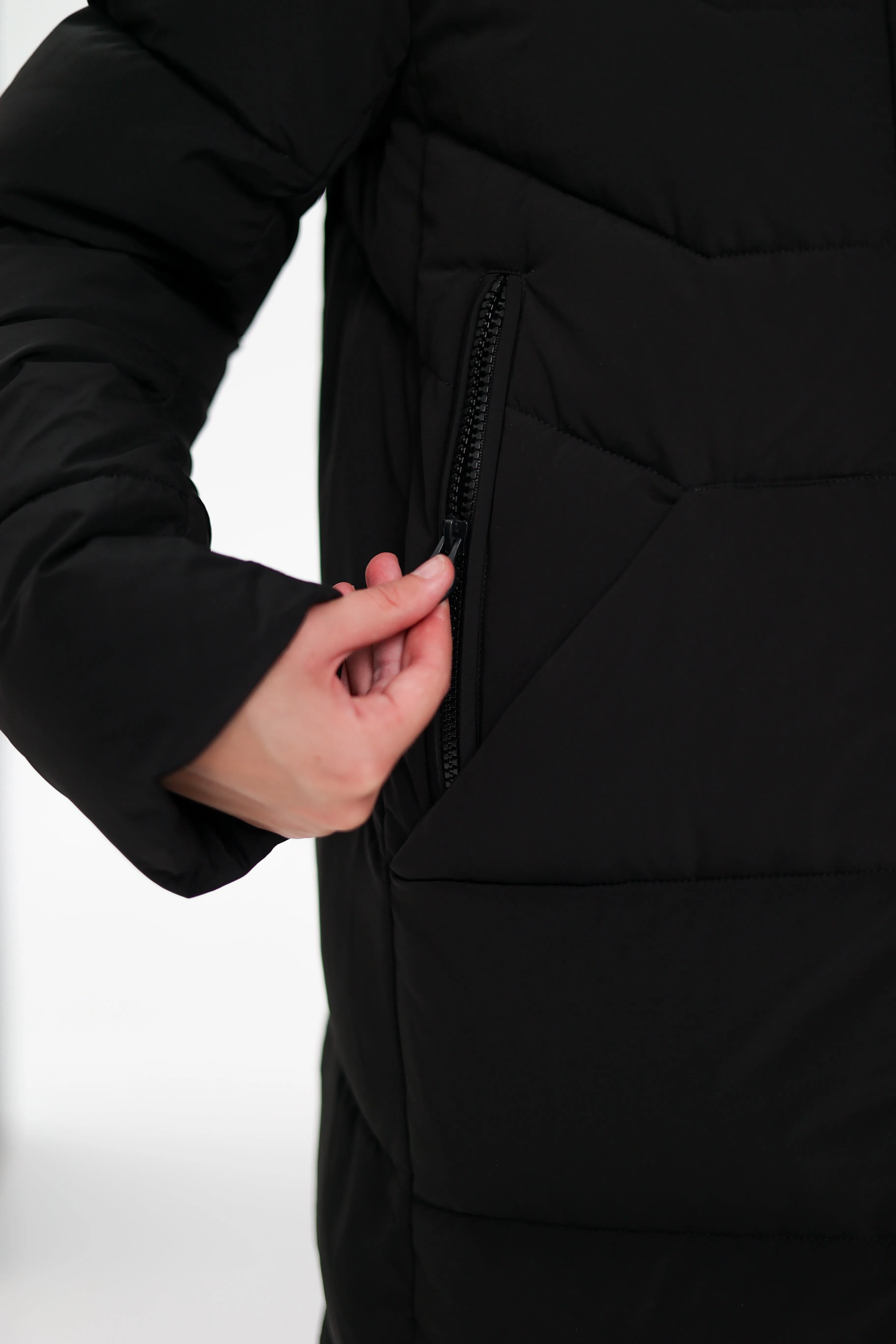 Bio-Down Insulated Hooded Coat