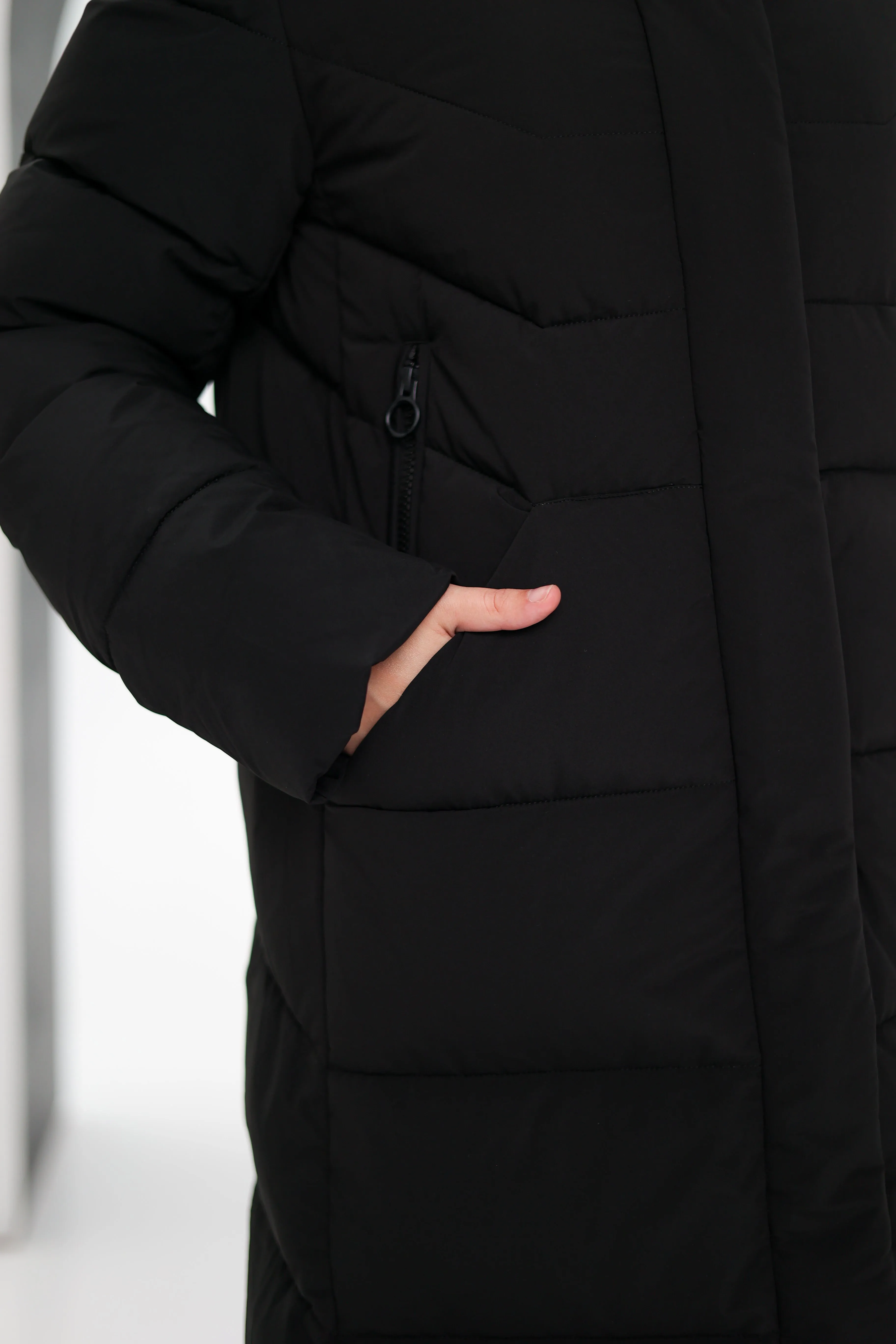 Bio-Down Insulated Hooded Coat