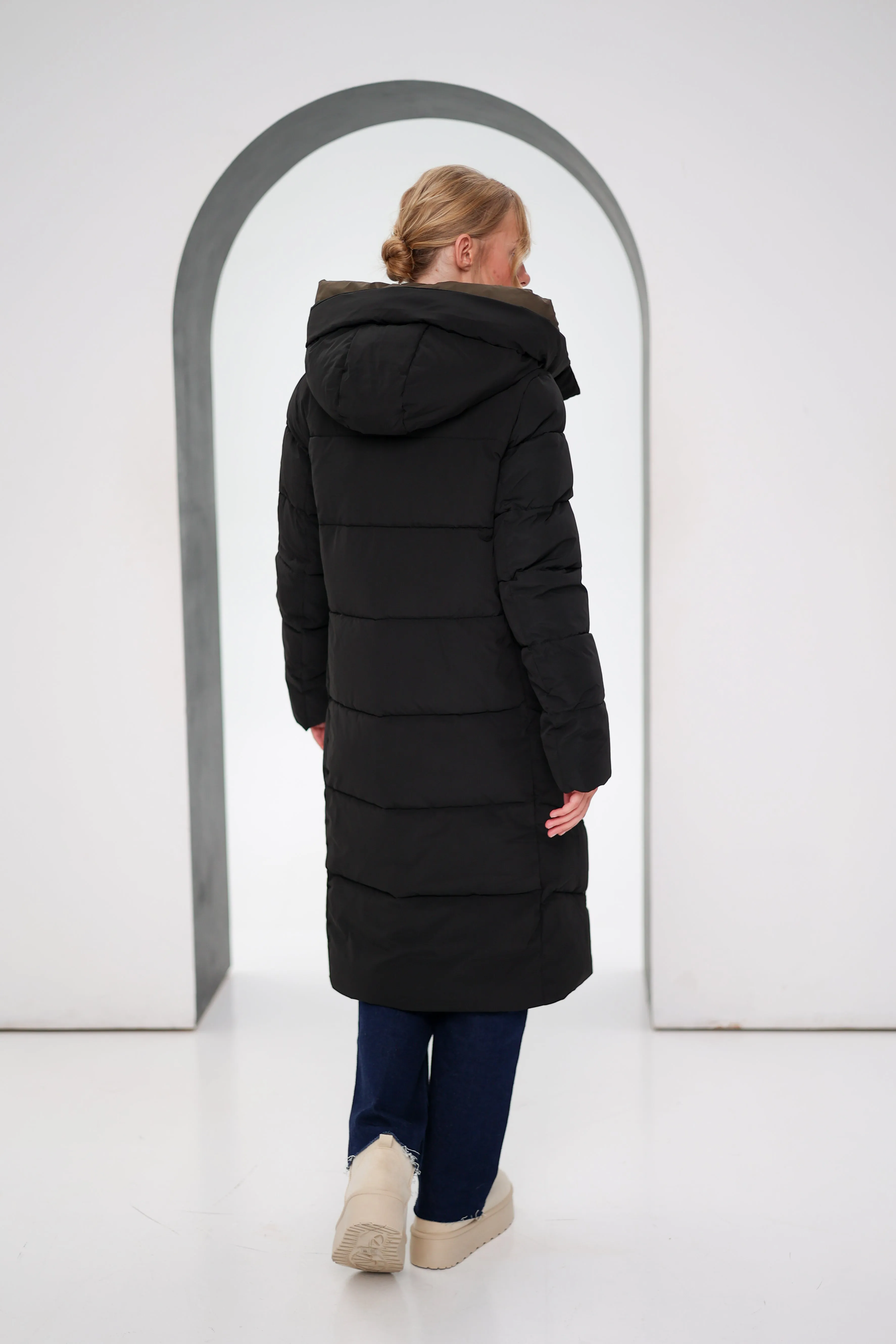 Bio-Down Insulated Hooded Coat