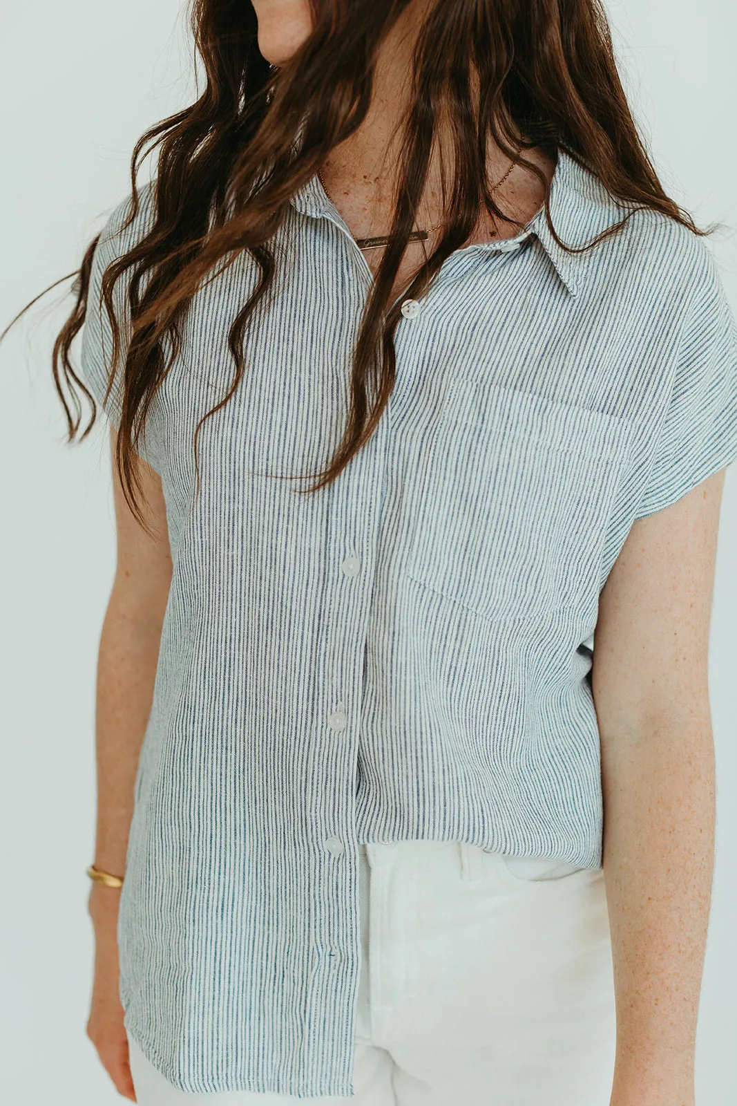 Birdie Linen Top