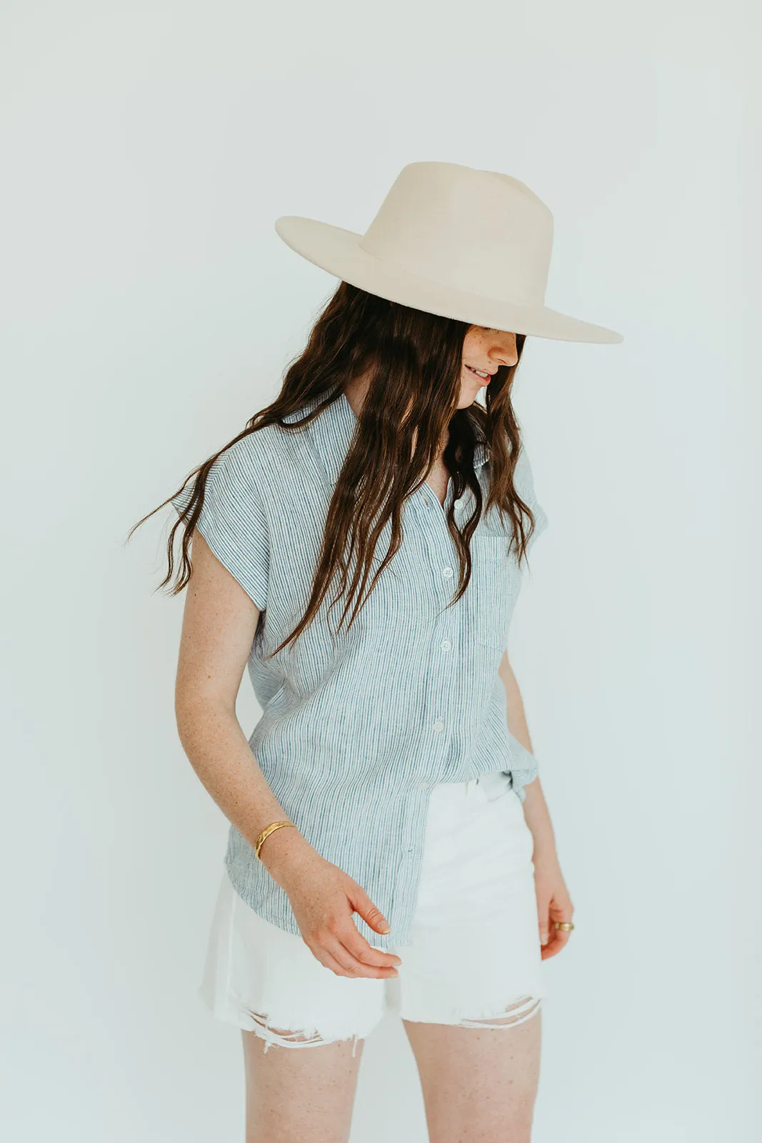 Birdie Linen Top