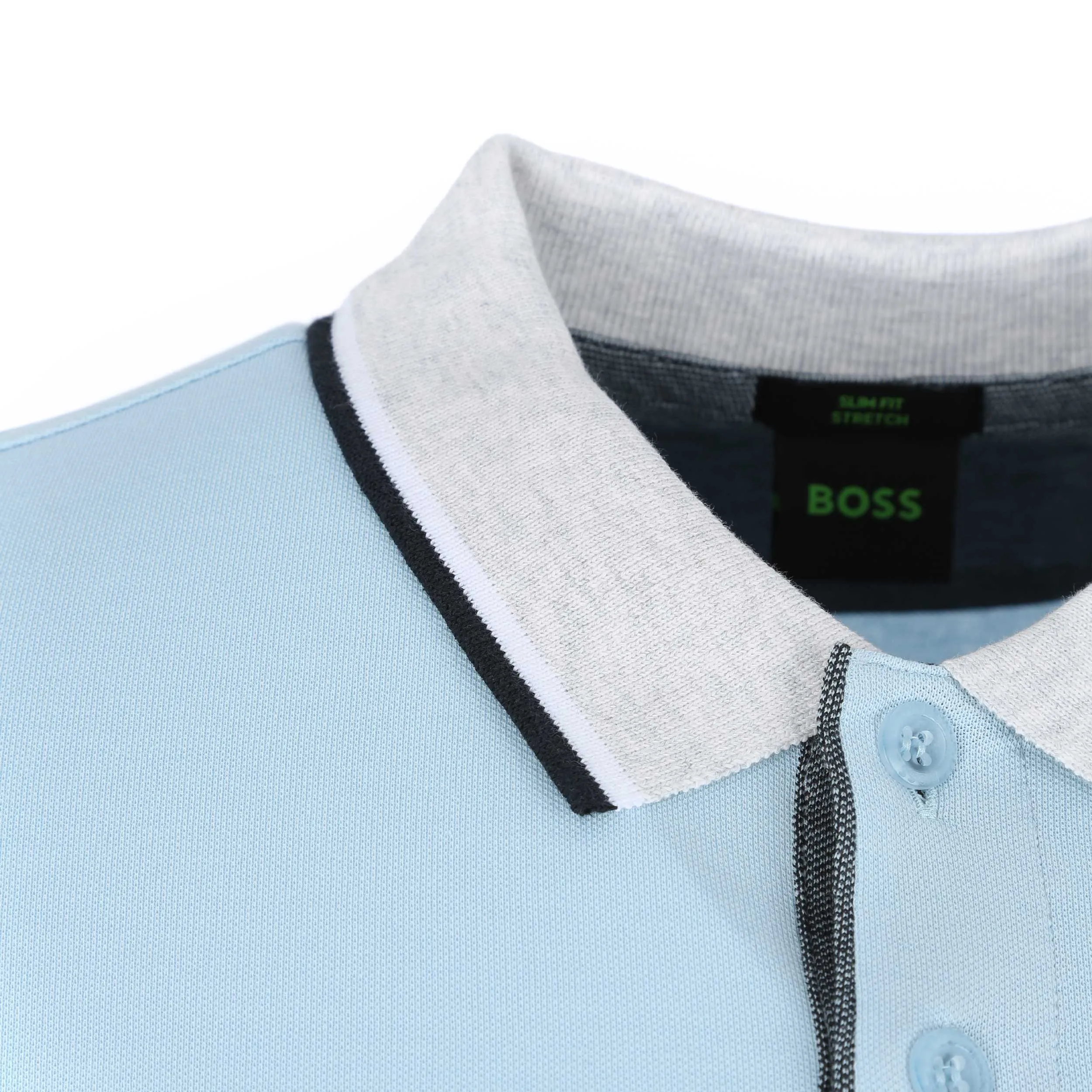 BOSS Paule Polo Shirt in Sky Blue