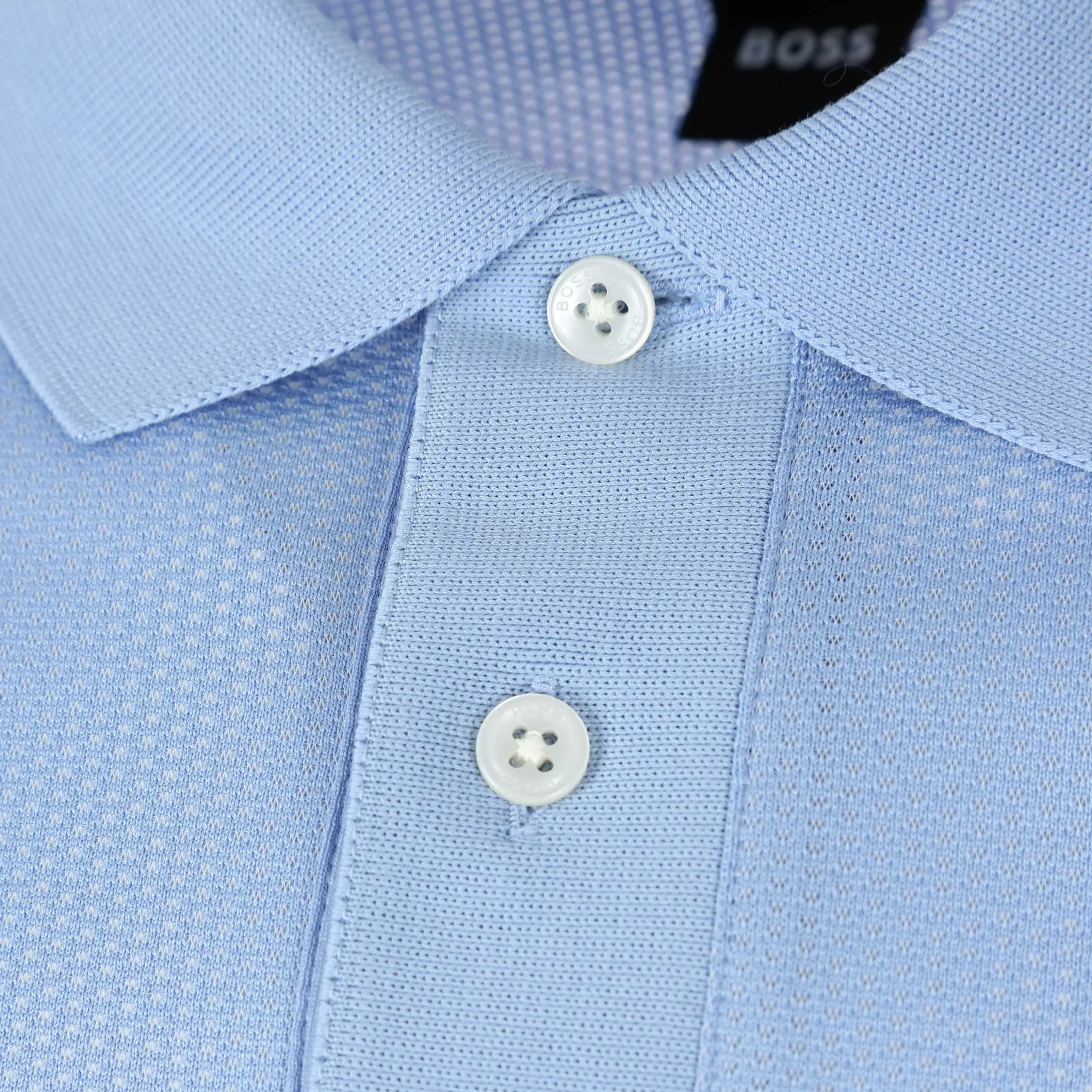 BOSS Piket 38 Polo Shirt in Sky Blue