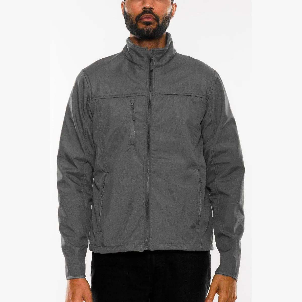 Dark Grey Storm Windbreaker