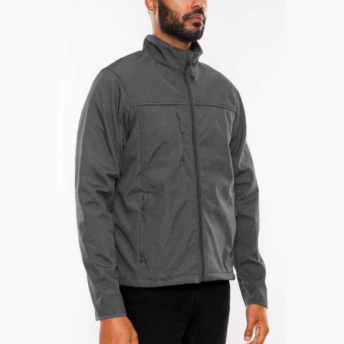 Dark Grey Storm Windbreaker