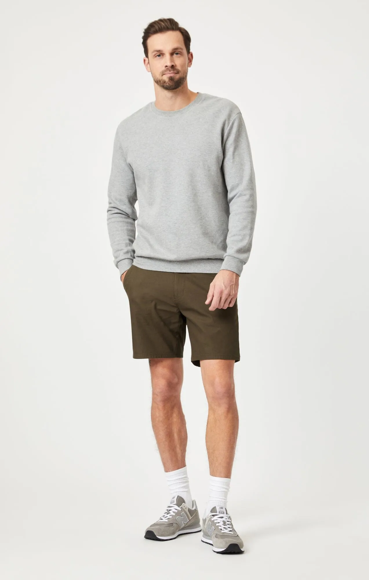 DARREN CHINO SHORTS IN KHAKI TRUE MOVE