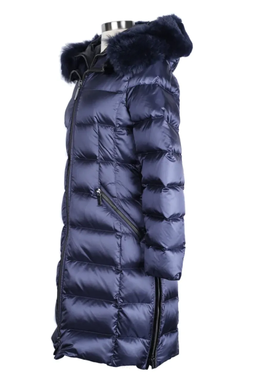 Down Parka Coat W/ Fur Hood