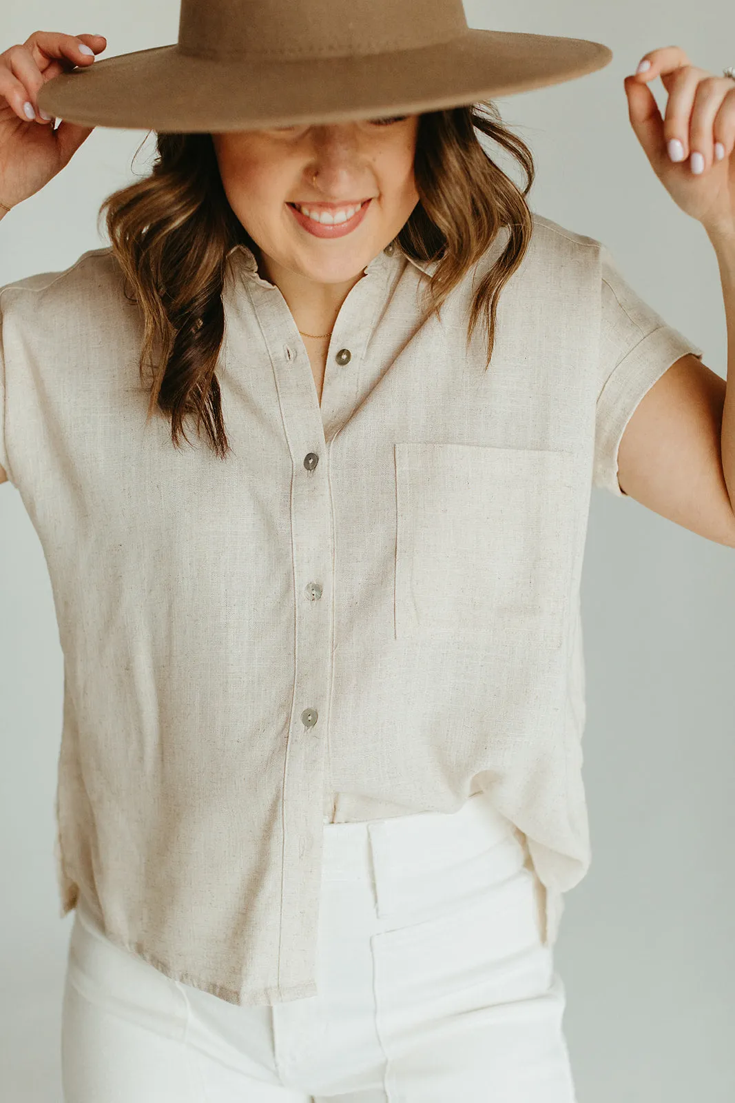 Emily Linen Top