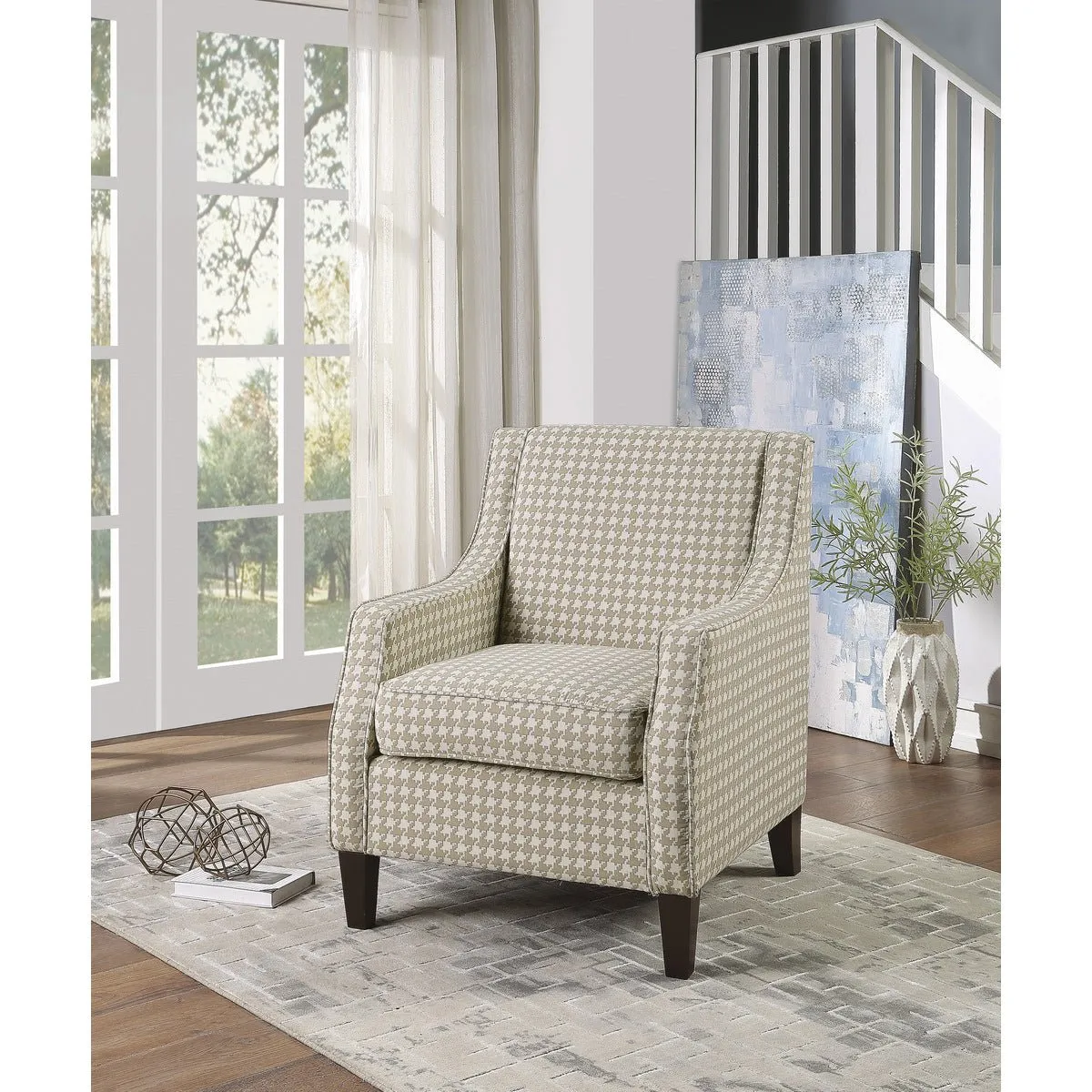 Fischer Collection Khaki Accent Chair