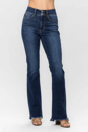 Frayed Hem Bootcut Judy Blues