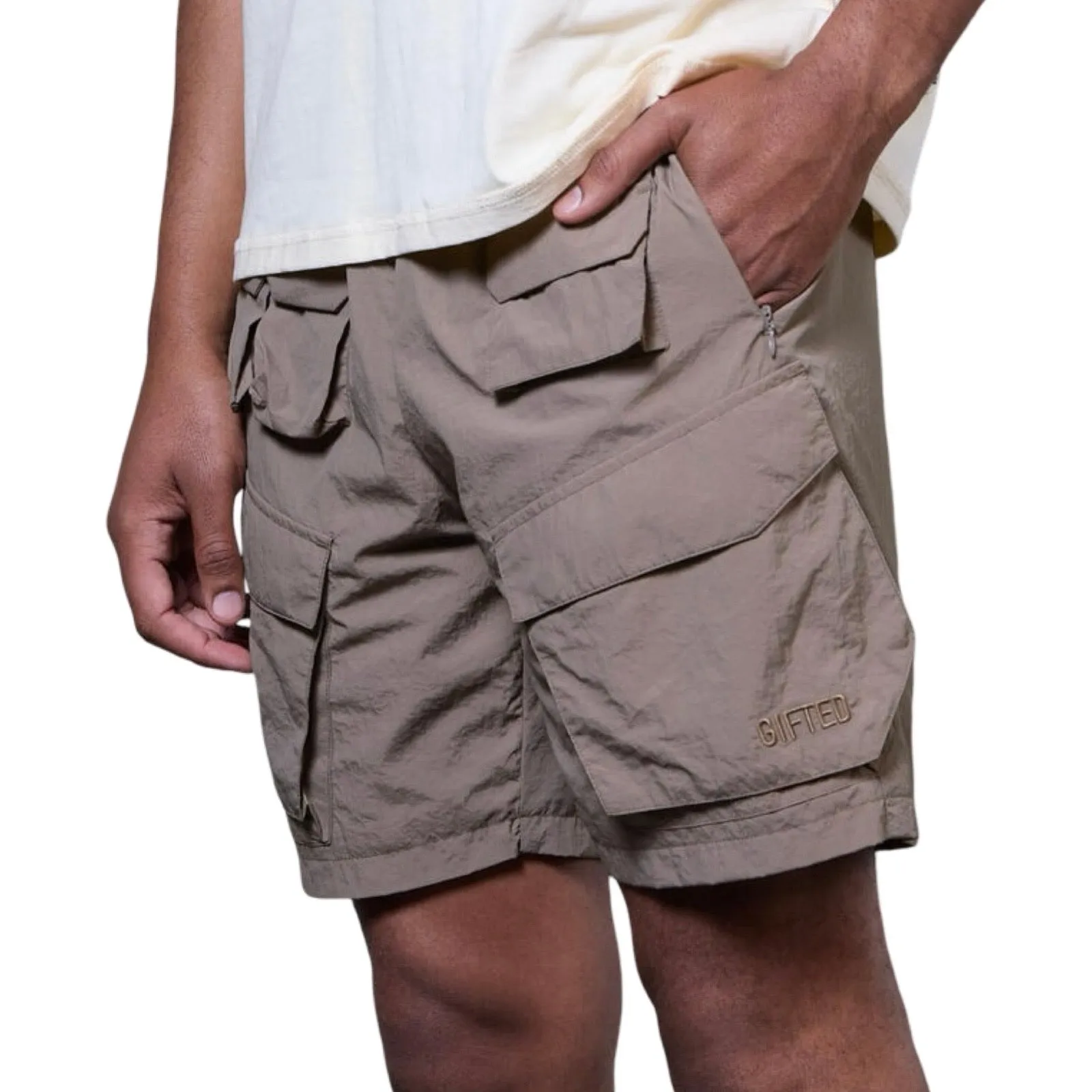 GFTD “Melo” Khaki Shorts