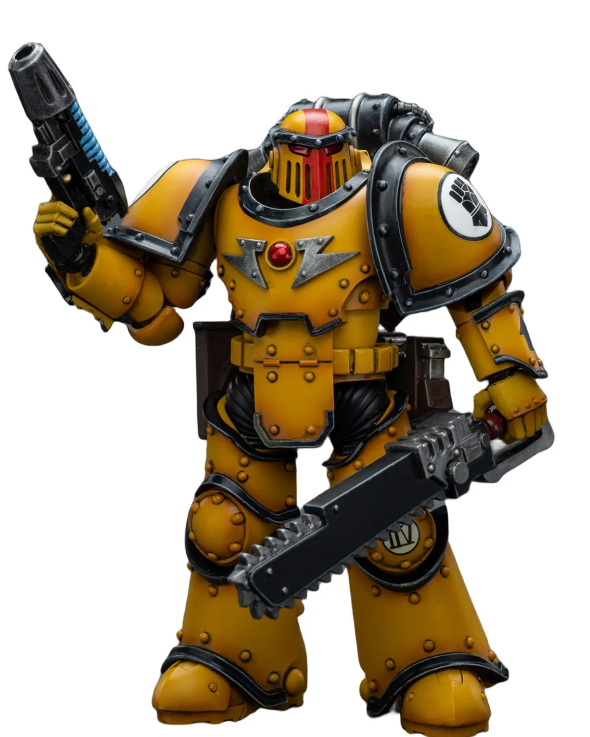 HiPlay JoyToy 40K: Imperial Fists Legion MkIII Despoiler Squad Sergeant with Plasma Pistol Action Figures