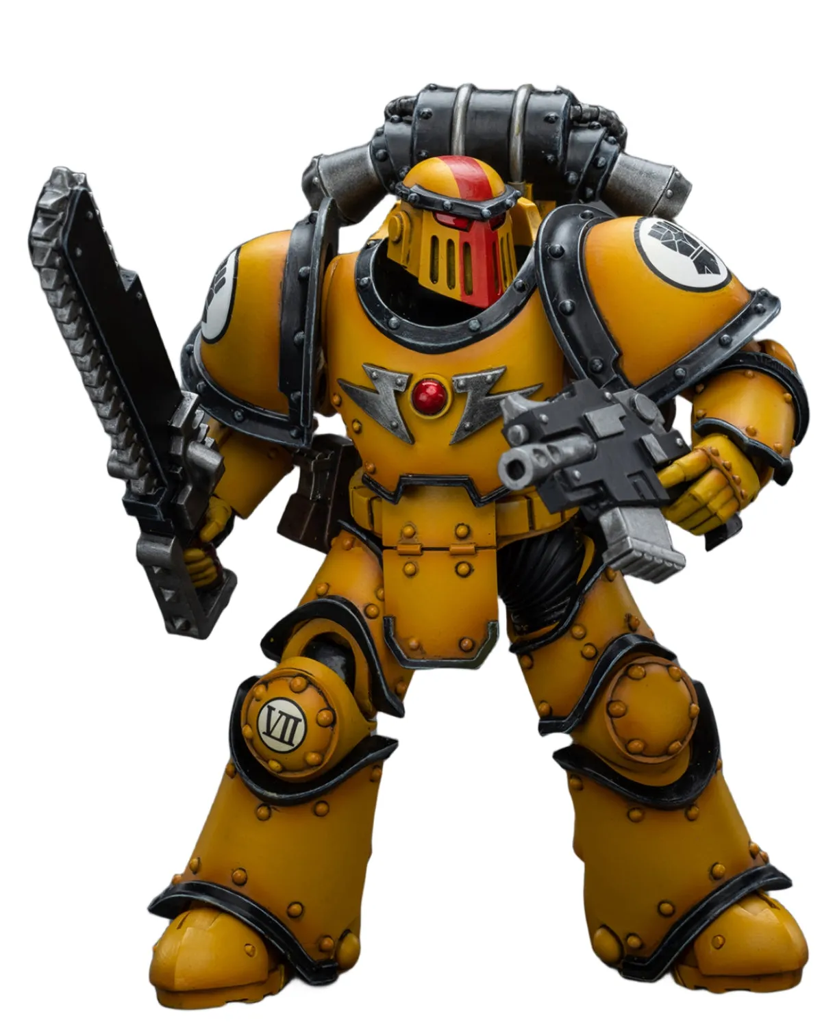 HiPlay JoyToy 40K: Imperial Fists Legion MkIII Despoiler Squad Sergeant with Plasma Pistol Action Figures