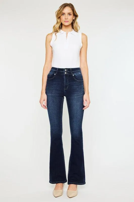 Kancan High Rise Skinny Bootcut Jeans