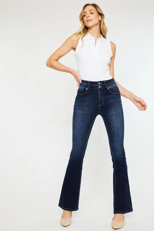 Kancan High Rise Skinny Bootcut Jeans