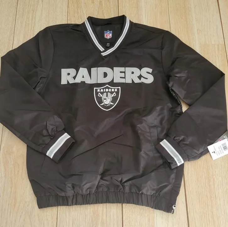 Las Vegas Raiders Black Windbreaker Jacket