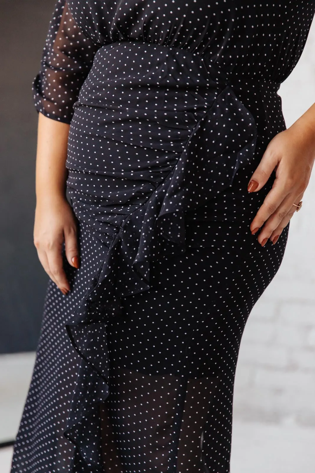 Lucille Polka Dot Dress