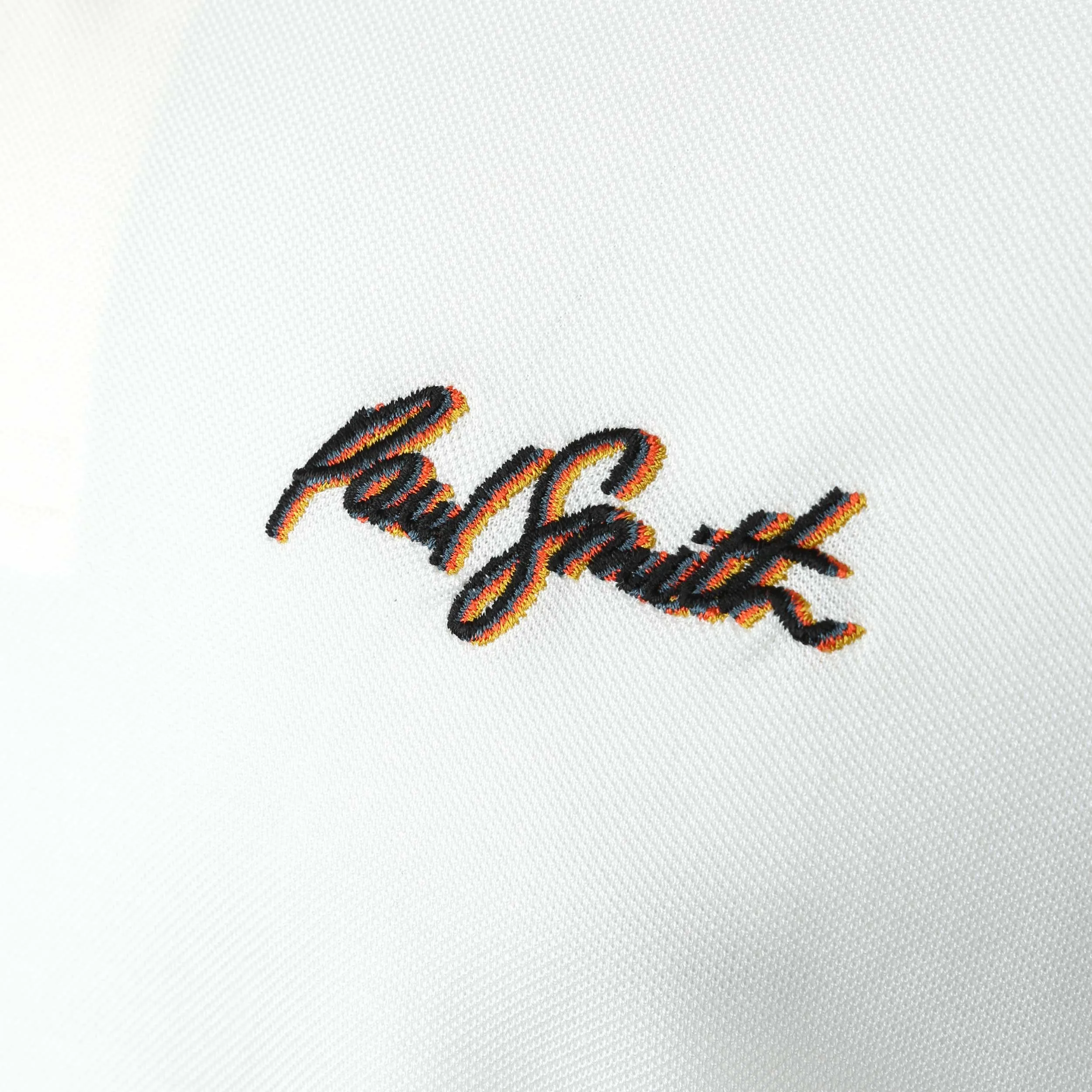 Paul Smith Shadow Logo Polo Shirt in White