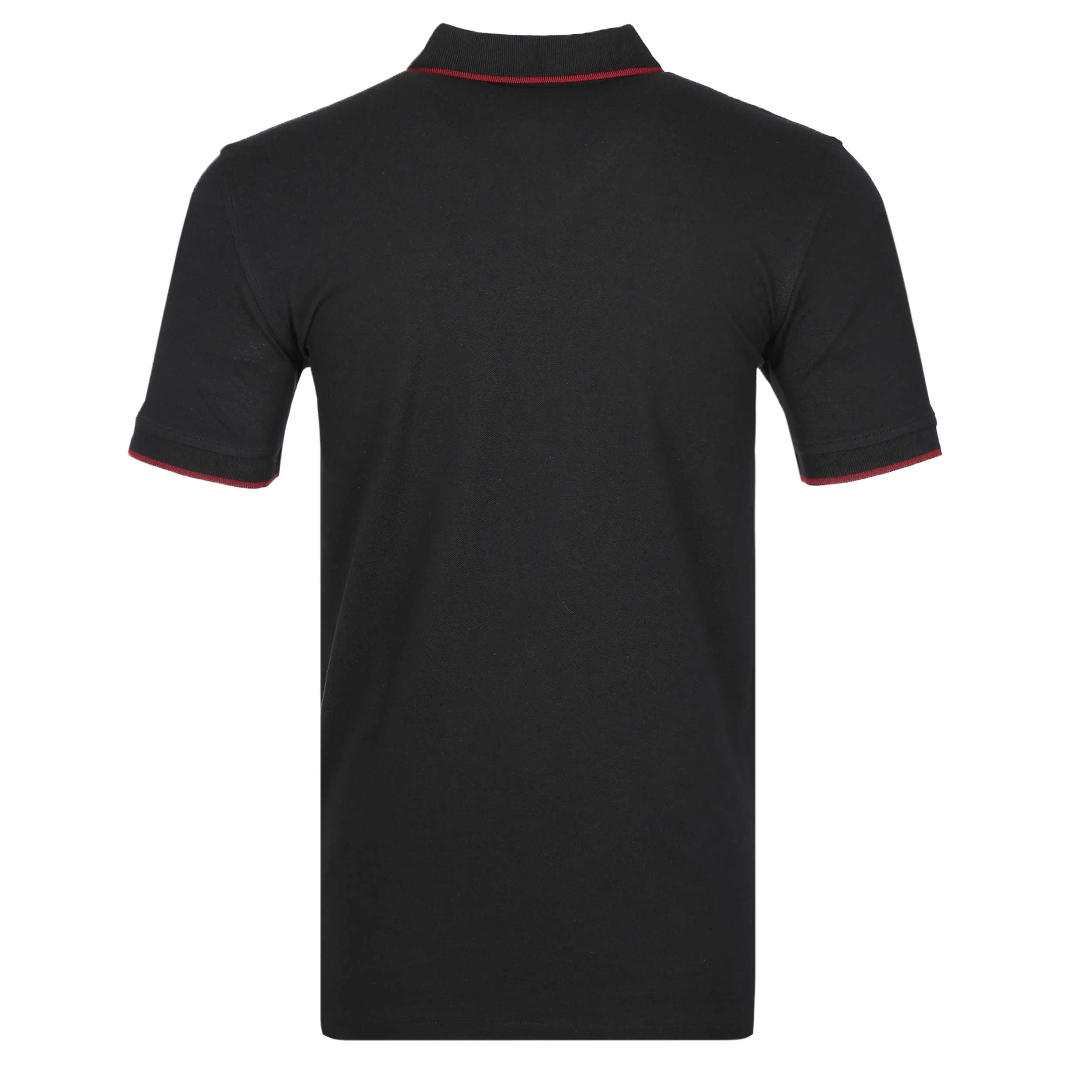 Paul Smith Zeb Badge Slim Fit Polo Shirt in Black