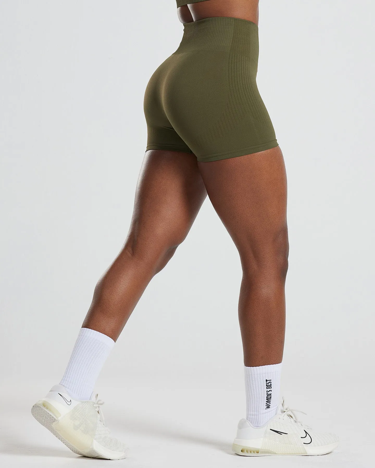 Power Seamless Shorts | Khaki