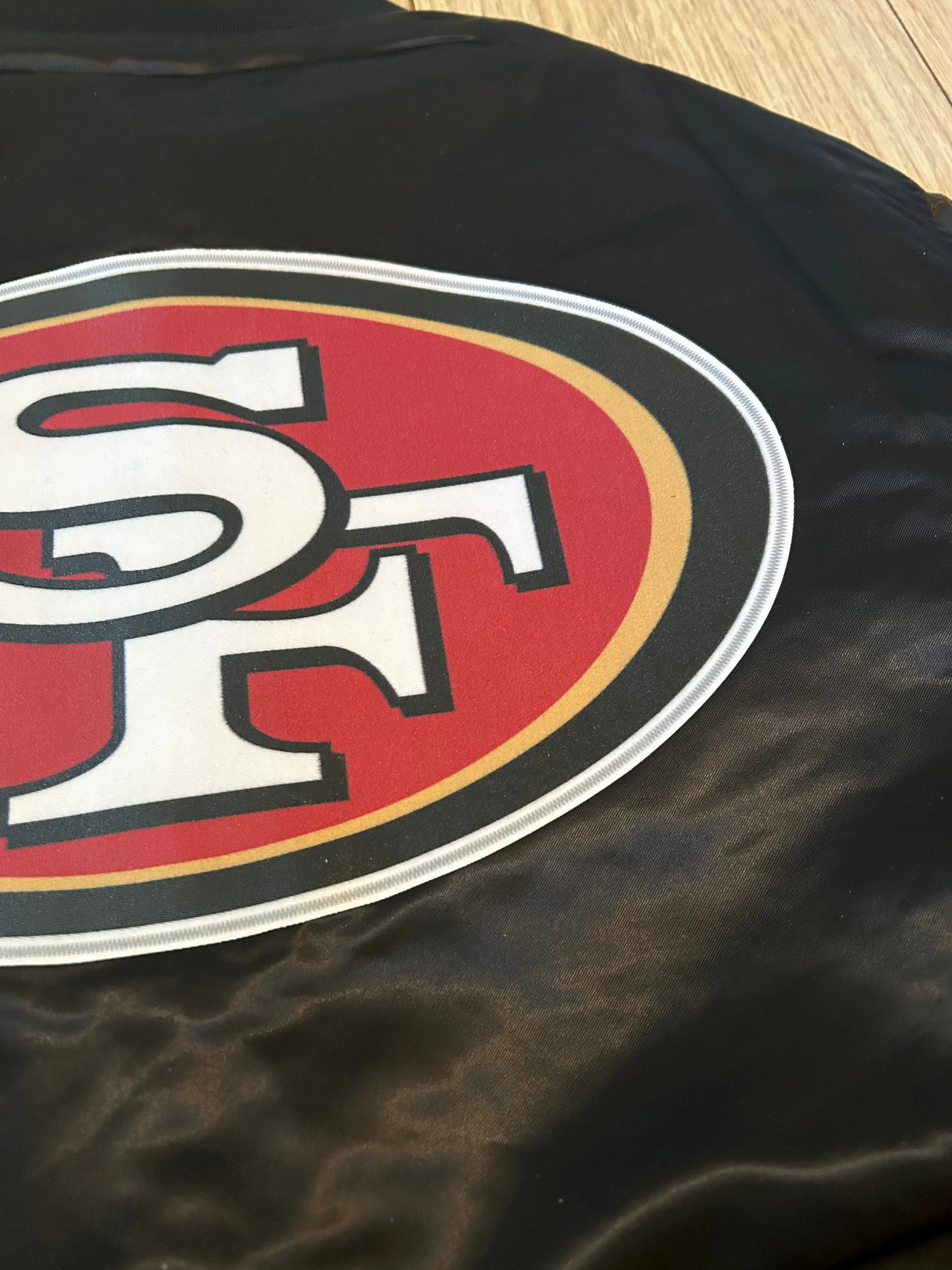 San Francisco 49ers Pro Standard Black Satin Button up