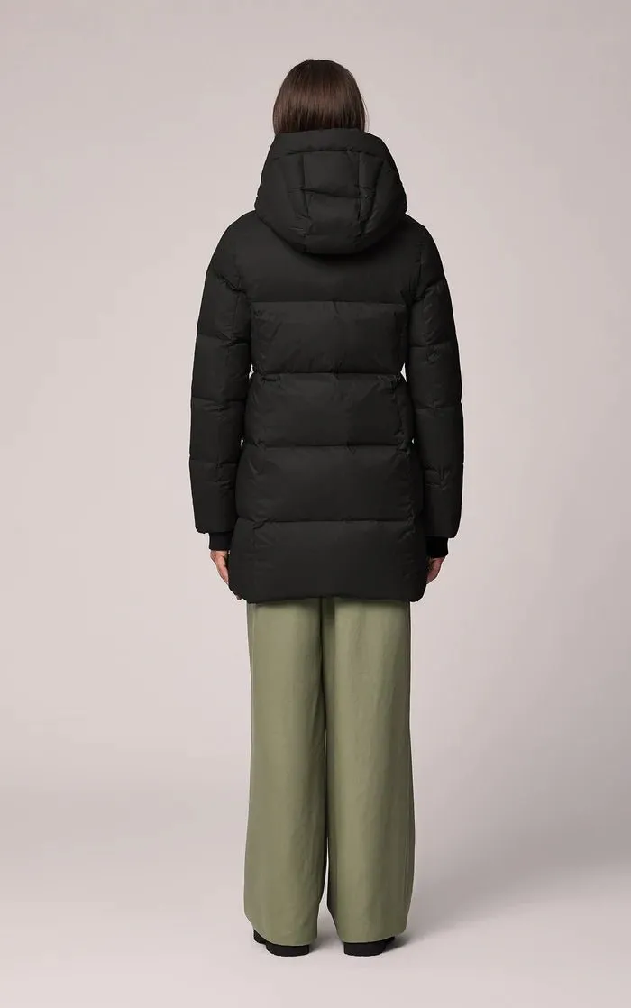 SOIA&KYO NATALI - Sustainable Straight-Fit Down Coat With Hood