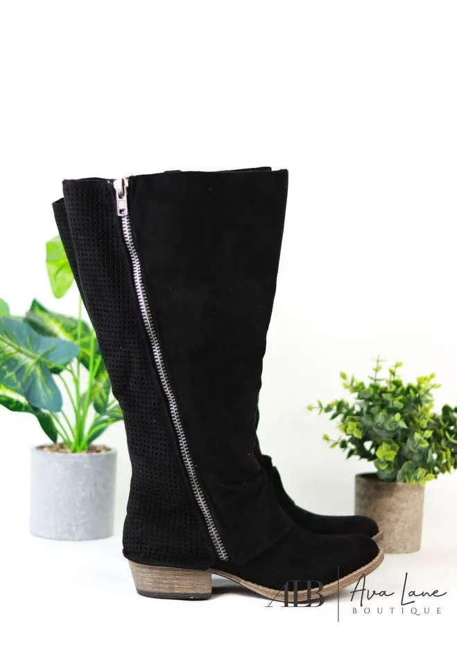 Very G Social Butterfly Wide Calf Boots