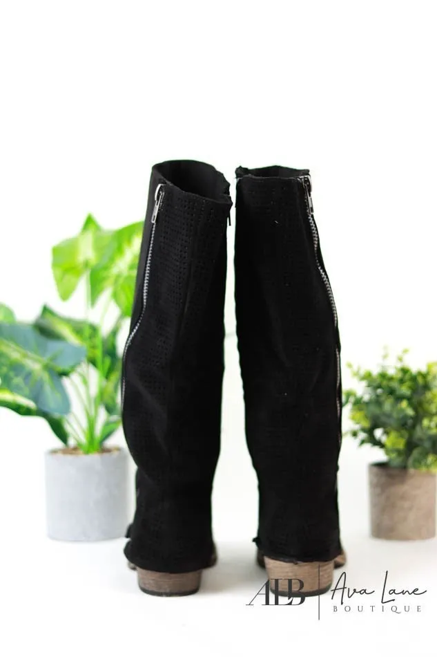 Very G Social Butterfly Wide Calf Boots